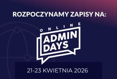 Admin Days 2026 powracają!